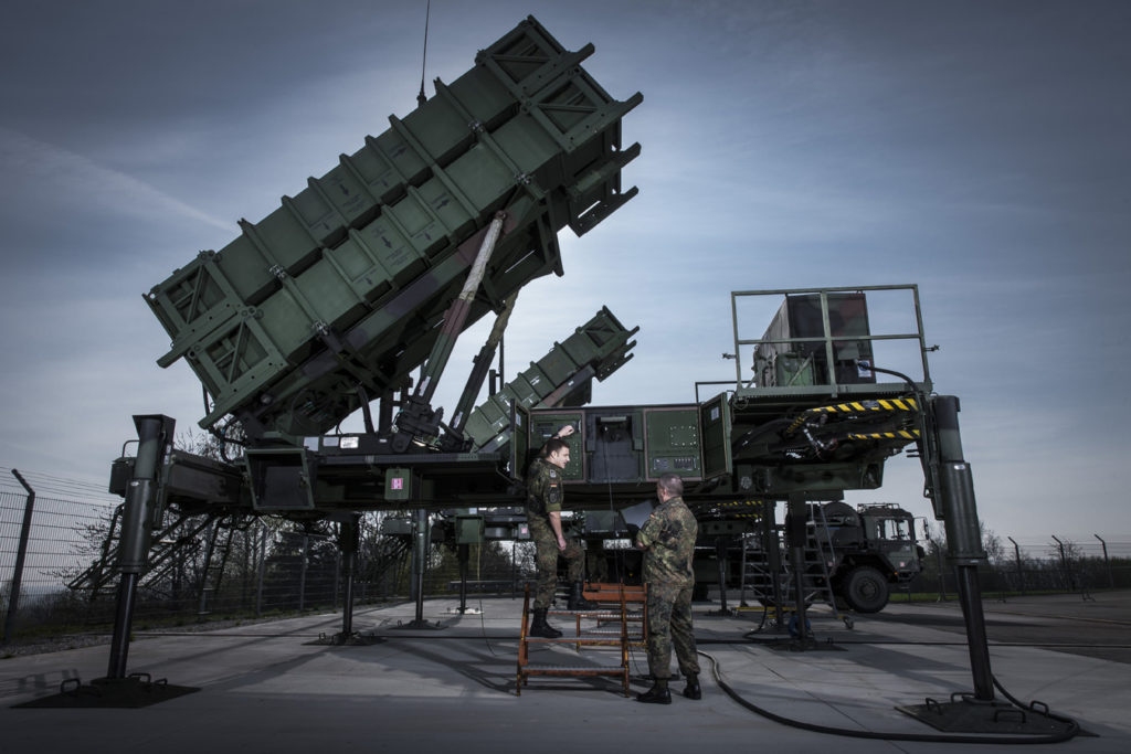 Patriot; Launcher; MBDA; Luftverteidigung; Soldaten; Freinhausen, Test