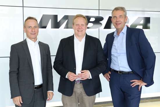 Jürgen Wlodarz, Tilman Kuban und Peter Heilmeier beim Besuch am 19.07.2019 in Schrobenhausen